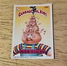 Vintage Trading Card Sticker Garbage Pail Kids 1987 Max Stacks Funny Weird Creep