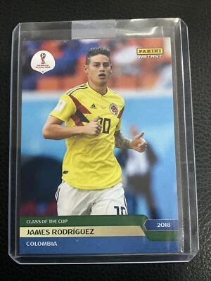2018 Panini Instant World Cup James Rodriguez #5 Green 10/10 Jersey Number 1/1 - Image 1 of 3