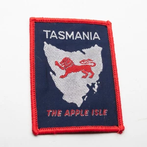 Vintage Tasmania The Apple Isle Travel Souvenir Patch - Imagen 1 de 7