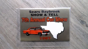 Daytona Trophy 1997 Sears Baybrook Car Show Plaque Automobilia Sign - Picture 1 of 2