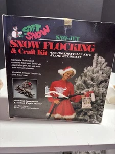 Vintage Sno-Jet Soft Snow - Snow Flocking Kit - Picture 1 of 6