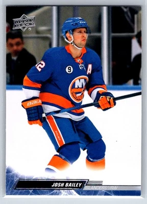 2022 Upper Deck #113 Josh Bailey New York Islanders - Image 1 of 2