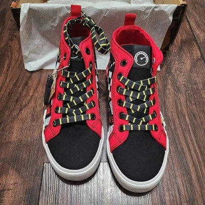 Disney Ground Up Cars Lightning McQueen Zapatillas Altas Niños 3 Rojo Negro Foto 1 de 4