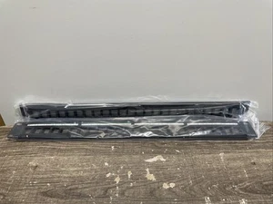 19" Rack Mount 1U 24-Port Keystone Jack Patch Panel Plate for Cat5e/Cat6 RJ45 Co - Picture 1 of 6