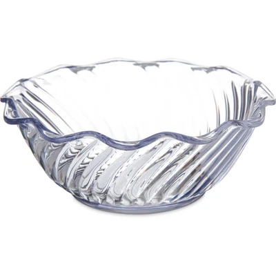 Carlisle 453307 13 Oz. Clear Tulip Bowl - 24 / CS - Image 1 of 4