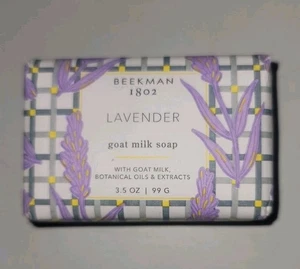Beekman 1802 Goat Milk Botan Oils & Extracts Soap FULL SIZE LAVENDER 3.5 oz Bar - Picture 1 of 6
