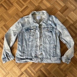 Old Navy Stonewashed Denim Jacket Size L - Picture 1 of 7
