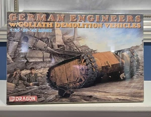 Dragon German Engineers with Goliath Demolition Vehicles 1:35 Kit 6103 Sealed - Picture 1 of 2