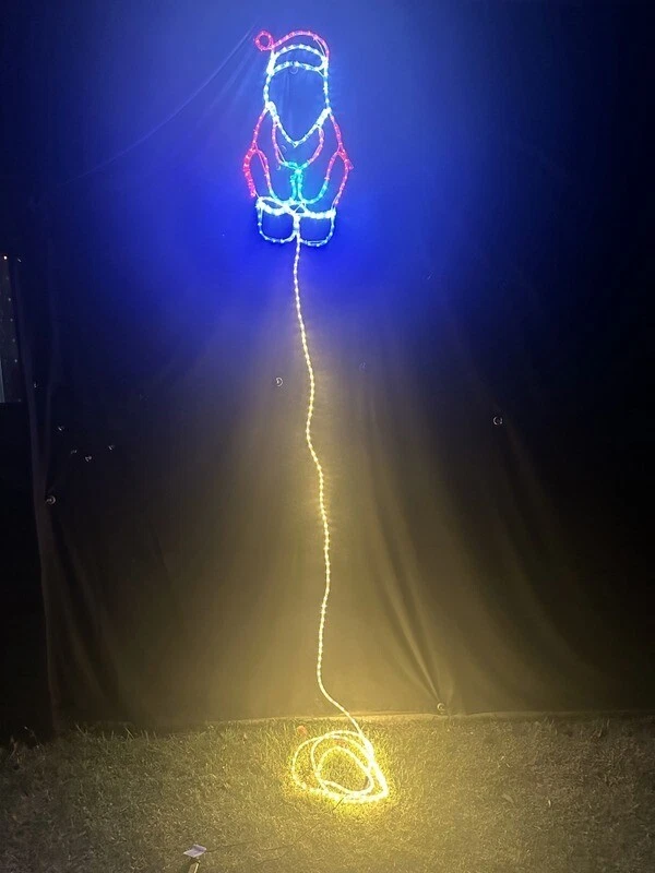 Santa Weeing Rope Light Motif - image 1 of 1