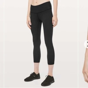 Lululemon Wunder Under Crop III Full On Luxtreme Black 6 - Picture 1 of 9