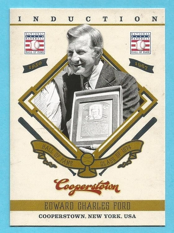 WHITEY FORD 2012 Panini Cooperstown Induction #8 Yankees HOF'er - Image 1 of 1