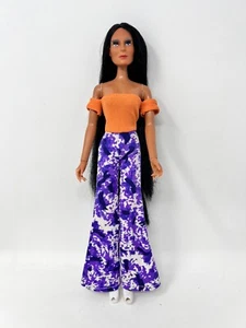 Vintage Mego Cher Fashions Doll Clothes Outfit Purple Passion Bob Mackie Rare! - Picture 1 of 14