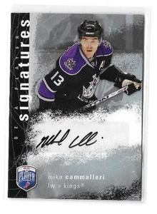 Autógrafo certificado Mike Cammalleri 2007-08 Be a Player Firmas - Imagen 1 de 1