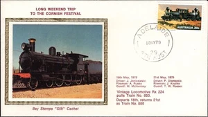 1979 Australia Adelaida Selk Cachet cubierta de tren ferroviario, sin dirección, en muy buen estado - Imagen 1 de 1