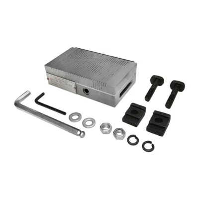 Mandril magnético permanente para rectificadora 4" x 7" soporte de trabajo de fabricación Foto 1 de 4