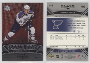 2006-07 Upper Deck Black Diamond Gems Ruby /100 Roman Polak #148.2 Rookie RC