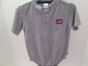American Flag Gray Bodysuit by Old Navy, Size 2T, NWT - Picture 1 of 2