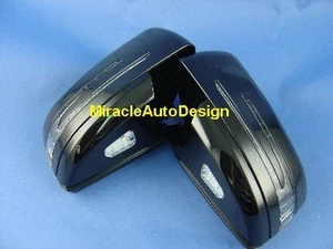 TWO ARROW LED BLACK MIRROR COVERS FOR 2009-2013 MERCEDES BENZ W212 W207 E-CLASS - Bild 1 von 4