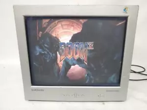 Vintage Gaming Samsung SyncMaster 955DFS AN19JSBLQ 16" CRT Computer Monitor 2004 - Picture 1 of 7