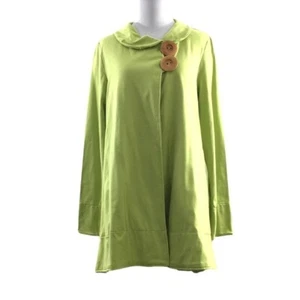 White Lotus By Neon Buddha Green Tunic Outdoor Jacket Womens Small - Picture 1 of 11