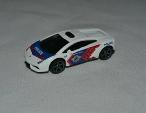 MATCHBOX MBX CITY - LAMBORGHINI GALLARDO POLICE WHITE LOOSE - Picture 1 of 6