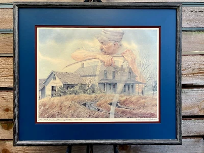 "OLD BECHER PLACE", 1983, por Charles L Peterson, #123/850. Firmado a mano, enmarcado Foto 1 de 4