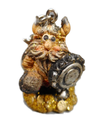 Schlüsselanhänger Wikinger Pirat 11 x 3 cm Schlüsselring Seemann Deko GCG 1510 B - Bild 1 von 3