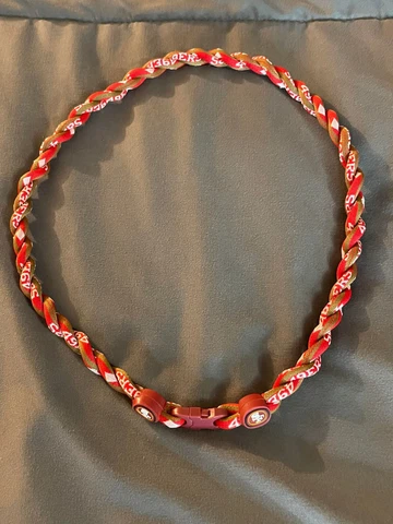 San Francisco 49ers Double Rope Team Titanium Necklace 22" FAST! FREE SHIP! Cover