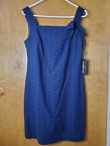 Karl Lagerfeld Paris Blumenösen ärmellose Schleife neu mit Etikett Größe 4 Kleid - Bild 1 von 9
