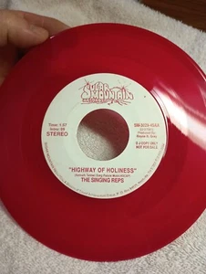 NEAR MINT The Singing Reps PROMO 7" Highway Of Holiness Sugar Mountain Records - Picture 1 of 2