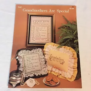 Tabla de patrones de punto de cruz contados T&N Designs ¡Las abuelas son especiales 1983 FS! - Imagen 1 de 2