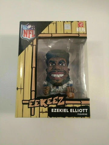 FOCO Ezekiel Elliott Dallas Cowboys Action Figure Figurine EEKEEZ New NFL Cover