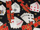 1/2 Yd Poker Cards Straight Flush Suits Cotton Quilt Fabric BTHY by Shamash