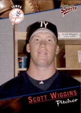 2001 Tampa Yankees Multi-Ad #28 Scott Wiggins Newport Kentucky KY Baseball Card