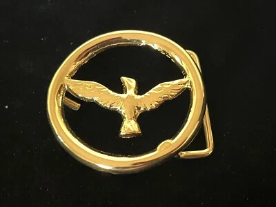 Hebilla de cinturón para mujer enchapada en oro 24k Foto 1 de 4