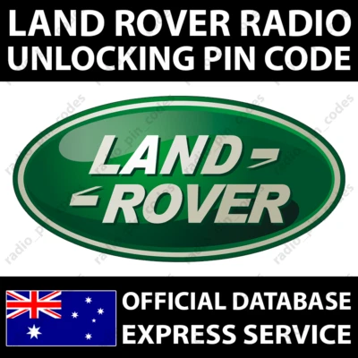 LAND ROVER RADIO PIN CODE DEFENDER DISCOVERY FREELANDER BECKER VISTEON M SERIES - Image 1 of 4