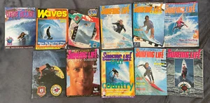 11 VTG Lot Late 80’s 90s Australia Surfing Life Magazine Surf Surfer VERY RARE - Picture 1 of 10