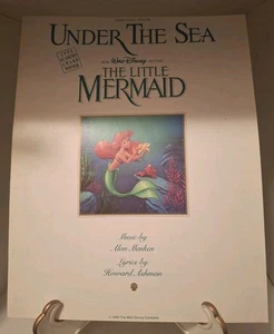 Disney The Little Mermaid "Under The Sea" Piano/Vocal/Guitar - Picture 1 of 1