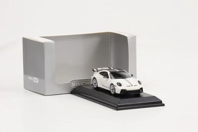 1:64 Minichamps Porsche 911 992 GT3 2021 Carrera bianco metallizzato pressofuso - Immagine 1 di 4