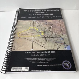 Iraq Country Atlas Series Vol 3 Al-Anbar-North First Edition August 2005 Rare - Picture 1 of 24