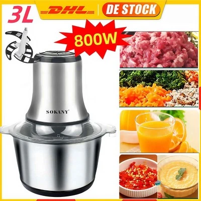 SOKANY Trituradora universal eléctrica multitrituradora robot de cocina trituradora