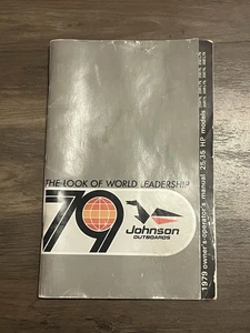 Vintage 1979 Johnson Outboards 25 35 hp Owners Operators Manual - Picture 1 of 17