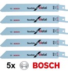 5x Bosch S922EF Säbelsägeblätter Metall Bleche Platten Holz Feinschnitt Alu BIM