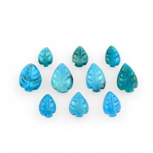 Howlite Blue Turquoise Butterfly Carved Loose Gemstone Hand Carving Wholesale - Picture 1 of 5