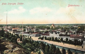 Cartolina d'epoca Frdn Sveriges Stader - Foto 1 di 2