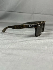 Ray-Ban RB4165 Justin 852/88 Sonnenbrille NUR RAHMEN Gummi Grau 54-16 Italy - Bild 1 von 7