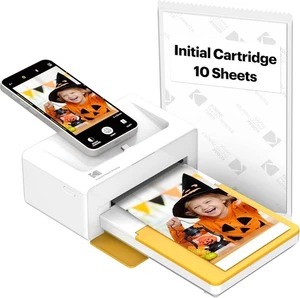 KODAK Dock Plus 4PASS Instant Photo Printer 4x6 + 10 Sheets Bluetooth & Docking - Picture 1 of 9
