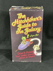 The Hitchhiker's Guide to the Galaxy VHS 4035 2 tape box set 1992 194 min. Fun - Foto 1 di 3