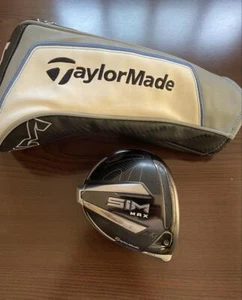TaylorMade SIM MAX 9.0 degree Head Only RH Golf Club Good Condition From JAPAN - Picture 1 of 9