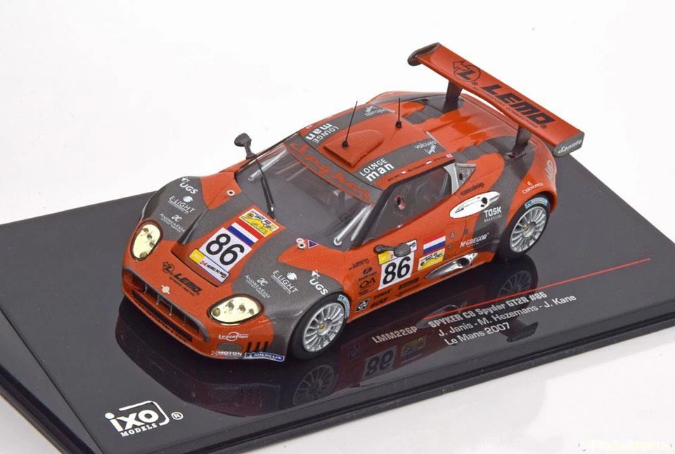 Ixo Model Lmm226 Spyker C8 N.86 RETIRED (engine) LM 2007 Janis-hezemans-kane 1 4